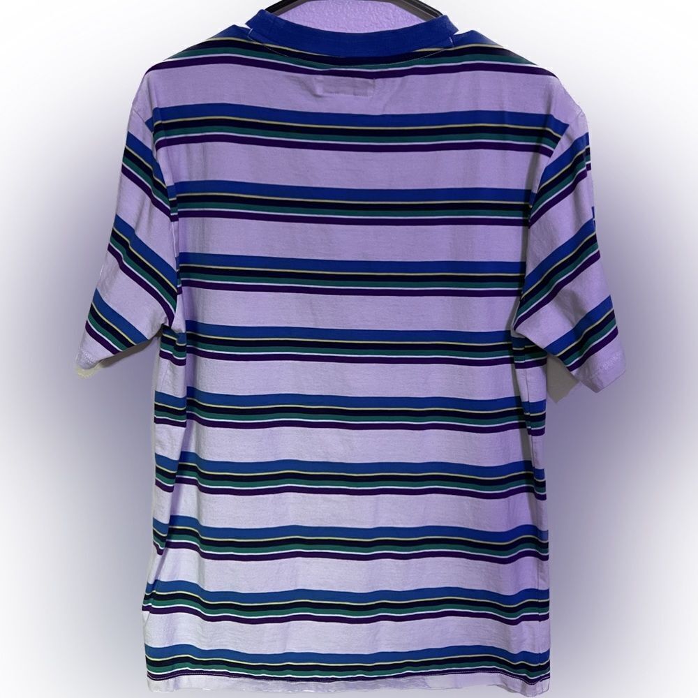 Vintage Guess EST.1991 Originals Multi Color Striped Shirt Mens Size S - Picture 3 of 3